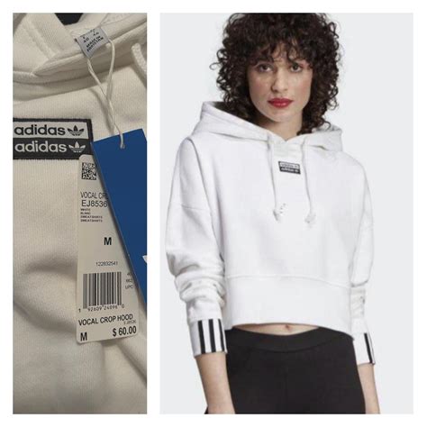 adidas vocal hoodie weiß|Amazon.com: Adidas Vocal Cropped Hoodie.